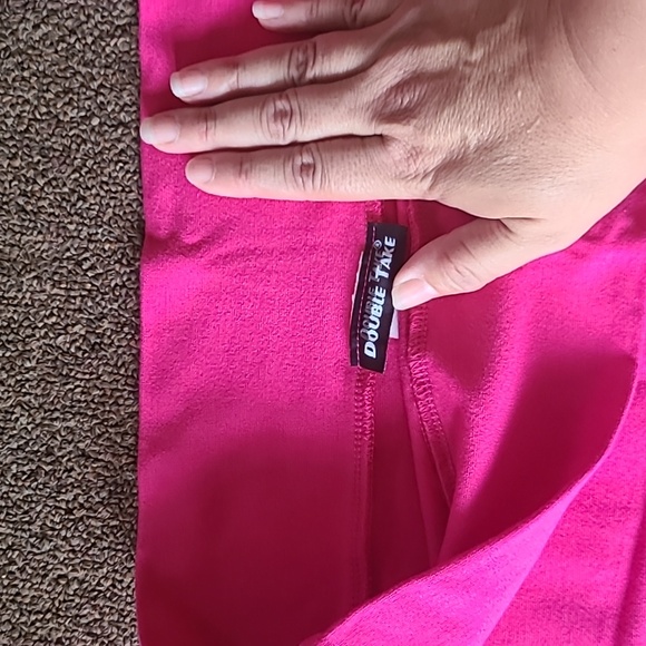 Hot Pink Pencil Skirt - Picture 2 of 2